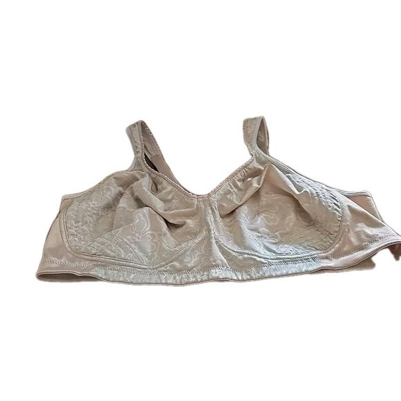 Playtex 18 Hour Tan Ultimate Lift & Support Adjustable Wire Free Bra Size 44C - Picture 2 of 5